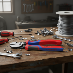 Cisaille latérale Knipex 74 02 200 Chrom Vanadin pour fil de piano 2,5 mm - Product Image 2