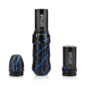 Máquina de tatuaje rotativa inalámbrica, 2 baterías, RCA, profundidad de aguja ajustable, bolígrafo de tatuaje multifunción con cartucho - Product Image 4
