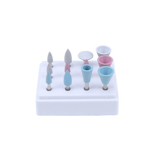 Dental Silicone Grinding And <b>Polishing</b> Head Kit 12 Pieces Cone Shape Multiple Colors <b>For</b> Dental <b>Drill</b> Accessories - Product Image 5