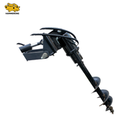 Tarière hydraulique usinée avec précision pour excavatrice, mini-chargeuse et machine de forage de terre