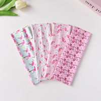 Serre-tête élastique imprimé flamant rose mignon pour femme – Idéal pour le sport, le yoga, le quotidien, le maquillage – Accessoire de mode personnalisable