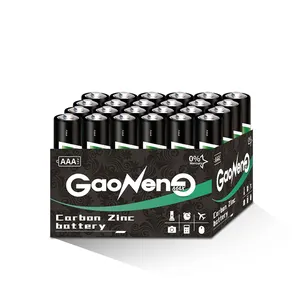 CE GaonengMax 브랜드 1.5V 배터리 UM4 아연 탄소 AAA 배터리 비 충전식 배터리 OEM 서비스