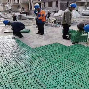 HDPE verticale tappeto erboso cella di drenaggio <span class=keywords><strong>per</strong></span> il giardino pensile gioco terra cortile terrazzo paesaggistico sistema di ponte - Product Image 6