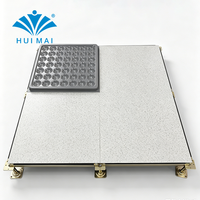 Panneau de plancher surélevé antistatique en acier haute résistance recouvert de HPL, design moderne, pour bureaux, centres de données, salles de serveurs, centres commerciaux