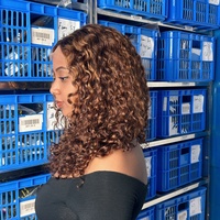 Peluca frontal SDD 13x4 de cabello 100% Remy peruano de alta densidad, 18 pulgadas, sin pegamento, tejido a máquina, doble trama, súper doble densidad