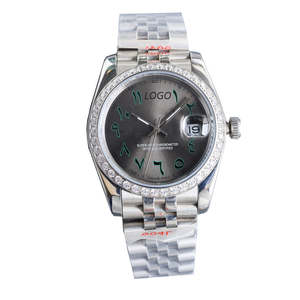 2026 Original Design Luxury Diamond Bezel Calendar Mechanical Watches Luxury <b>Automatic</b> Watches - Product Image 3