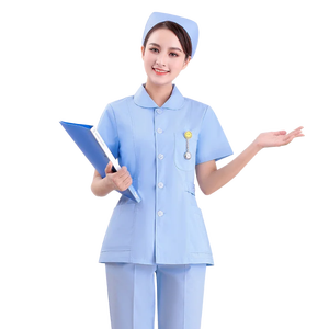 Gran oferta de uniformes médicos para hombres, conjuntos de uniformes de enfermera para hospitales, transpirables y de secado rápido, servicio OEM hecho a medida - Product Image 5