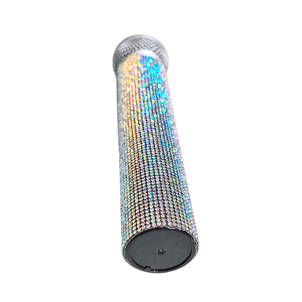 Faux Microphone En ABS Doré Et Bleu – Jouet De Rôle Pour Enfants – Léger, Solide, Pour Fête Ou Spectacle à La Maison