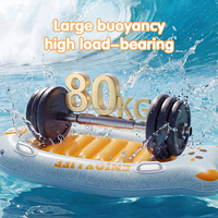 Planche de surf gonflable pour enfants Mart Cartoon Bear, radeau flottant pour enfants avec poignées pour la plage, la piscine et les jeux aquatiques