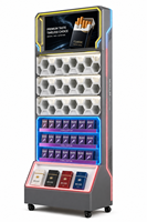 Présentoir Modulaire de Gros avec Écran Vidéo, Poussoir Nid d'Abeille et Meuble Incliné pour Magasin de Tabac – Personnalisable