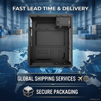 Kabinet Komputer Merk Ternama Harga Murah 6 Pcs Kipas 12mm Casing Akrilik Gaming Komputer PC Gaming Suku Cadang PC Chassis Server