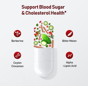 Oem/ODM nhãn hiệu riêng thảo dược bổ sung vitamin K2 D3 hỗ trợ lượng đường trong máu, <span class=keywords><strong>cholesterol</strong></span> sức khỏe & miễn dịch berberine viên nang - Product Image 2