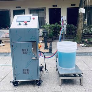 Double Head <b>30L</b> 80L 160LSemi-Automatic Filling Machine for Pure Water Ketchup for Toilets Cleaner Detergent Oil Consumption <b>Bags</b> - Product Image 4