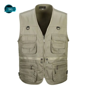 SKL Custom Designs Nouveauté Veste Gilet de Pêche et Photographie Multi-Poches en Coton pour Homme – Vente Flash - Product Image 1