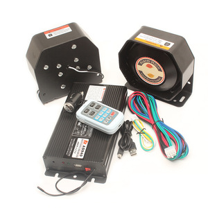Klaxon d'alarme de voiture AS940 12V 400W haute puissance avec télécommande sans fil pour la modification de véhicules d'ingénierie - Product Image 3