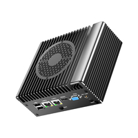 Mini PC Industrial de 12.ª Generación con Procesador Core I3/I5/I7, Refrigeración Eficiente por Ventilador, PCB de 10 Capas, LAN Dual, 8 GPIO, TPM2.0, Amplio Rango de Temperatura 24/7, PLC, HMI, SCADA