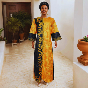 Abiti Africani Tradizionali di Alta Qualità a Basso Prezzo, Nuovi Design di <span class=keywords><strong>Abbigliamento</strong></span> Casual Femminile all'<span class=keywords><strong>Ingrosso</strong></span> - Product Image 4