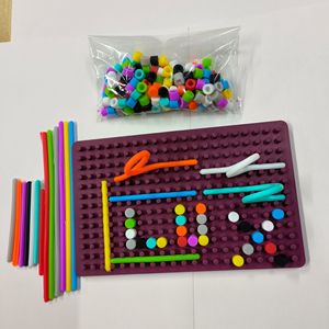 Rompecabezas para niños, tablero de actividad sensorial de silicona, juguete de descompresión de entrenamiento de pensamiento - Product Image 2