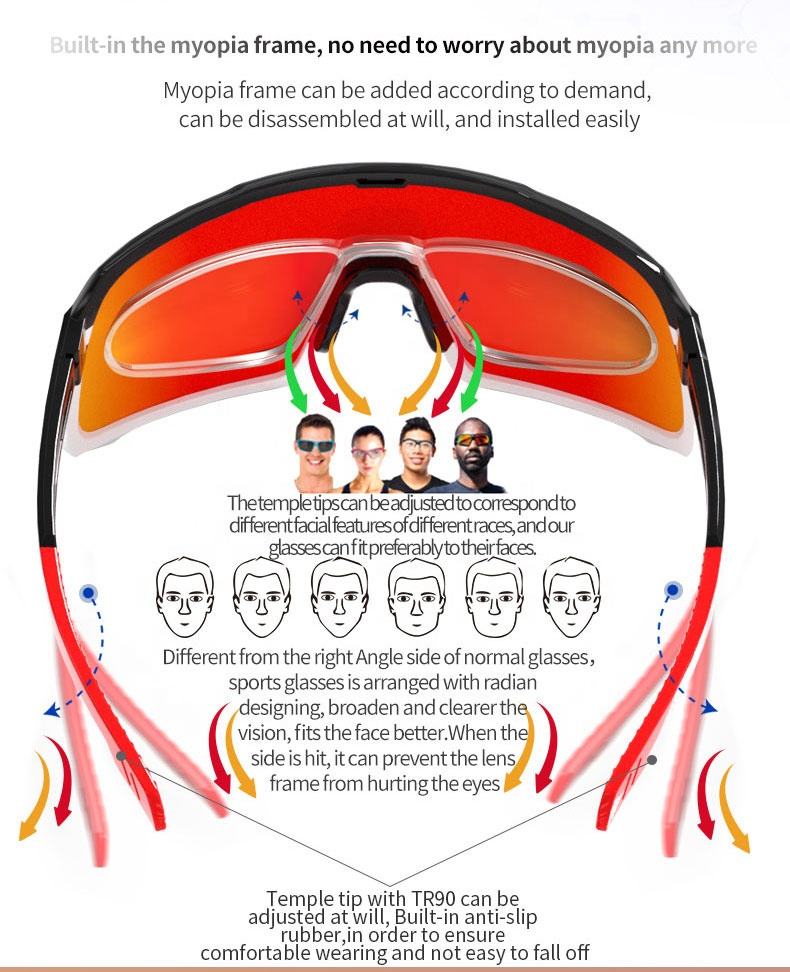 Polarized Sport Sunglasses Anti UV