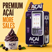 Máquina Expendedora Automática de Acai Bowl con Sistema de Helado Suave para Cafeterías, Tiendas de Postres y Negocios Minoristas
