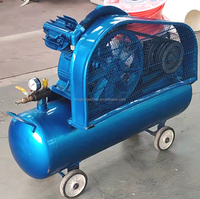 Compresseur d'air à piston portable (lubrifié, refroidi par air) avec moteur pour machine à rembobiner le papier toilette