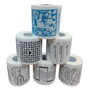 Damon-Papier hygiénique avec mots drô<span class=keywords><strong>les</strong></span> imprimés <span class=keywords><strong>pour</strong></span> salle de bain - Product Image 6