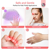 Séchoir à ongles intelligent personnalisé OEM ODM en gros, à double fonction air froid et chaud, séchoir à vernis à ongles, directement de l'usine
