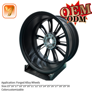 Jantes en alliage forgé noir 17-20 pouces 5x112 5x120 5x114.3 pour Audi BMW Benz Lexus <span class=keywords><strong>Bentley</strong></span> Chrysler Voitures <span class=keywords><strong>de</strong></span> <span class=keywords><strong>luxe</strong></span> - Product Image 6