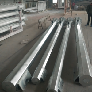 ที่กําหนดเอง OEM 10M 20M 30M การรักษาความปลอดภัยการ<span class=keywords><strong>จราจร</strong></span>กันน้ําโพสต์ตรวจสอบเหล็กชุบสังกะสีเสากล้องวงจรปิด - Product Image 4