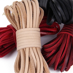 <span class=keywords><strong>Bracelet</strong></span> et collier en corde tressée en cuir <span class=keywords><strong>de</strong></span> vachette pleine fleur, faits main, DIY - Product Image 4