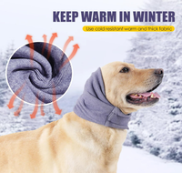 Fournisseur d'usine, 100% coton, écologique, vêtements pour animaux de compagnie, accessoires, bande apaisante pour soulager l'anxiété hivernale pour les chiens, protection de la tête