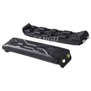 แผ่นรางยางรถขุดขนาด450มม. 600มม. 800มม. ชิ้นส่วนเครื่องจักร Komatsu Sumitomo <span class=keywords><strong>Cat</strong></span> HITACHI kebeco - Product Image 5