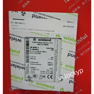 NUEVO Dispositivo de Relé de Seguridad Wieland R1.188.0640.0 SNV 4063KL-A EXCESO DE STOCK ENVÍO RÁPIDO - Product Image 2