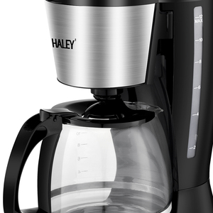 Cafetera de Goteo Multifuncional Haley Wholesale Home 220V de 1.5l con Filtro de Té Individual, Acero Inoxidable - Product Image 1