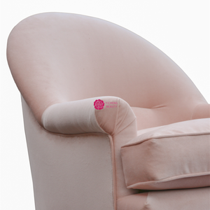 <span class=keywords><strong>Fauteuil</strong></span> de loisirs design Yicheng en velours <span class=keywords><strong>rose</strong></span>, style rétro français, pour maison d'hôtes, hôtel, salon - Product Image 6