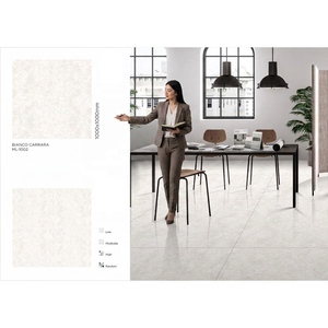 Baldosas de Porcelana Vistaar Carrara Blanca de 1000x1000mm, Acabado Brillante, GVT, Loseta de Cerámica Pulida - Product Image 6
