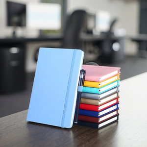 <span class=keywords><strong>2025</strong></span> רגיל פנקס מחברת עור pu כתב העת לבן עם a5 מתכנן 80 גיליונות נייר מחברת עלים - Product Image 2