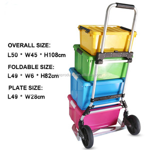 <span class=keywords><strong>Chariot</strong></span> pliant en aluminium et <span class=keywords><strong>plastique</strong></span> <span class=keywords><strong>de</strong></span> haute qualité ShunHe, <span class=keywords><strong>chariot</strong></span> <span class=keywords><strong>de</strong></span> <span class=keywords><strong>jardin</strong></span> à <span class=keywords><strong>2</strong></span> <span class=keywords><strong>roues</strong></span>, <span class=keywords><strong>chariot</strong></span> <span class=keywords><strong>de</strong></span> transport pour outils et courses - Product Image 6