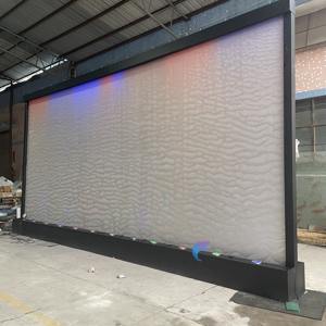 Custom <b>Large</b> Size Stainless Steel Mesh Water Curtain Wall Metal Mesh Water Curtain Fountain <b>Swim</b> <b>Pool</b> Water Rain Curtain - Product Image 3