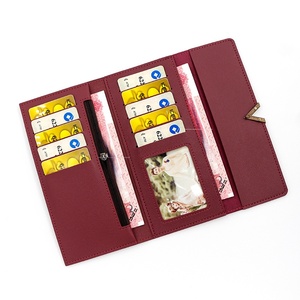 Nuovo <span class=keywords><strong>Portafoglio</strong></span> Lungo da Donna in PU, Semplice Porta Carte Multiplo, Borsa Clutch con Fodera in Poliestere, Chiusura Impermeabile - Product Image 4