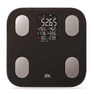 Produit industriel nouveau 2023, grand écran VA, 18 données corporelles, balance intelligente, balance de salle de bain intelligente haut de gamme, personnalisation commerciale - Product Image 1