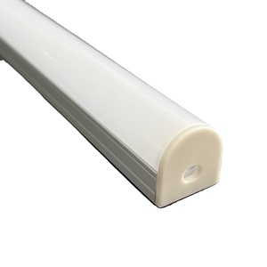 SDW110 Difusor semi redondo Led Perfil de aluminio Techo 18*18mm Tira de LED Canales de luz - Product Image 1