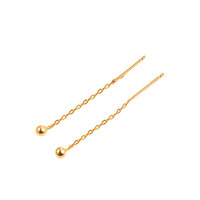 Élégantes Boucles d'Oreilles Pendantes en Argent Sterling S925, Bijoux Fins, 3 Longueurs, Mignonnes pour Femmes, Vente en Gros, Bijoux Pendientes