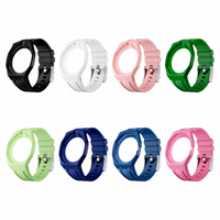Verstellbares Bonbonfarbenes Biokeramik-Gehäuse + Silikon-Uhrenarmbänder für Ap & S-Watch Armband