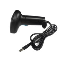 Escáner USB inalámbrico portátil 2,4G Supermercado Universal 1D 2D Escáner de código QR Interfaz Com en stock