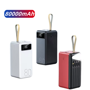 Nhà Máy bán hàng trực tiếp 80000mAh Điện thoại di động ngân hàng USA ổ cắm loại di động Lithium-polymer pin với chức năng sạc bán buôn - Product Image 1