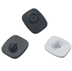 Thẻ bảo mật vật liệu ABS hax001 cho quần áo Thẻ cứng bảo mật hệ thống EAS 8.2MHz RF Mini Vuông - Product Image 1