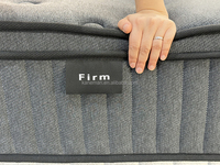 Meubles de maison Matelas orthopédiques britanniques personnalisés pas cher matelas compressé queen ferme lit king size enroulable dans une boîte