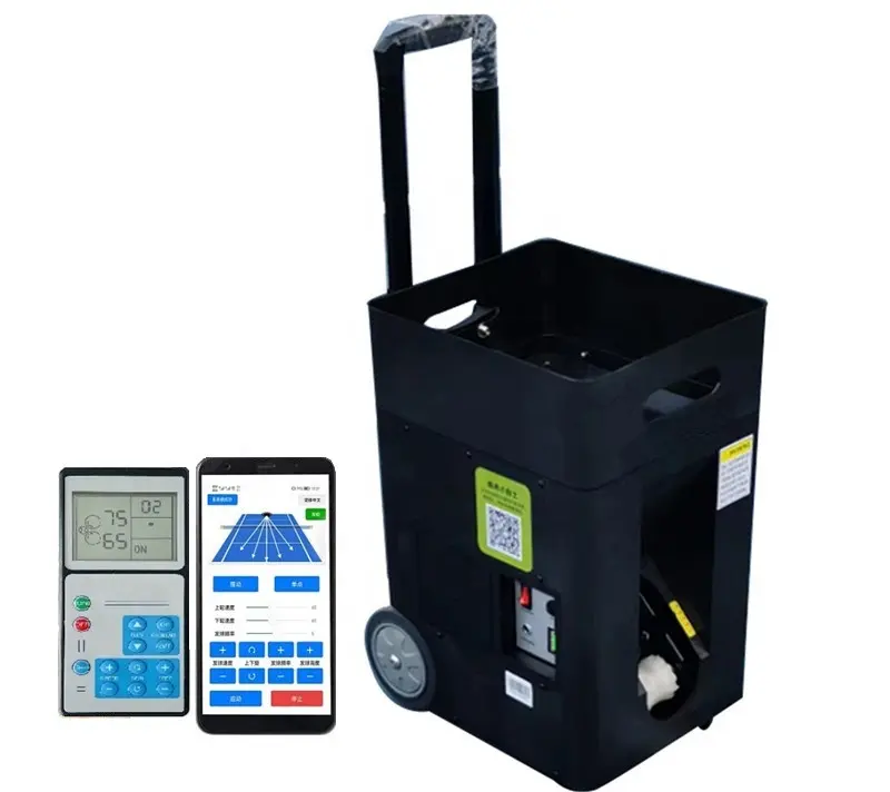 Customs Logo Hot Sale Tennis Practice Machine Auto Tennis Trainer Padel Tennis Ball Machine with App Remote Control for Training
