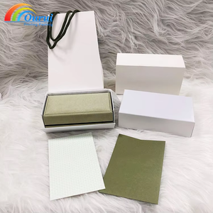 Juego de Cajas de Regalo de Joyería de Terciopelo con Cierre de Solapa, Diseño Personalizado de Lujo, Venta al Por Mayor de Fábrica, con Bolsa para Exhibición de Anillos - Product Image 3